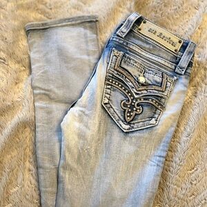 Rock revival blue jeans